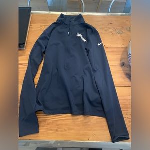 Womens Nike Dri-Fit Broncos Half Zip
